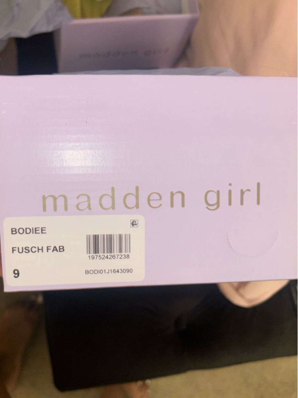 Madden Girl Pink Shoe Box with Branding - Picture 5 of 5